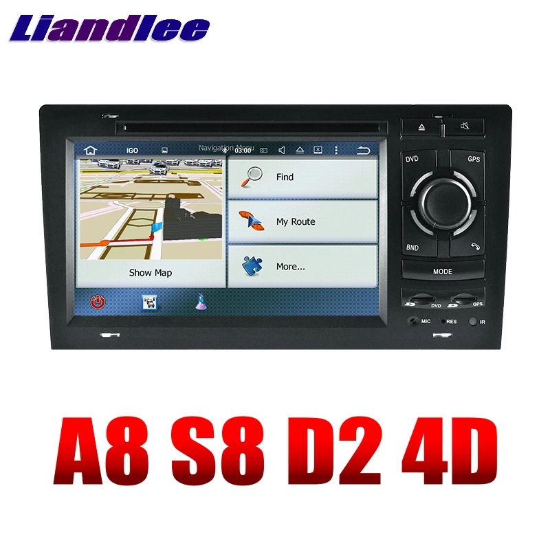 Liandlee автомобильный мультимедийный плеер NAVI для Audi A8 S8 D2 4D 1994 ~ 2003 Автомобильный