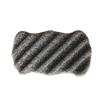 

4 Pcs Konjac Sponge Body and Facial Sponge Exfoliator Cleansing Sponge for Skin Care (Black)