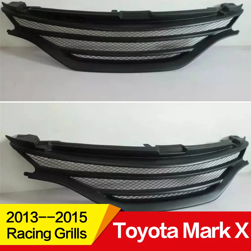 Используется для toyota mark X racing grills 2013 14 15 лет углеродного волокна/FRP Refitt Передняя Центральная гоночная решетка крышка аксессуары