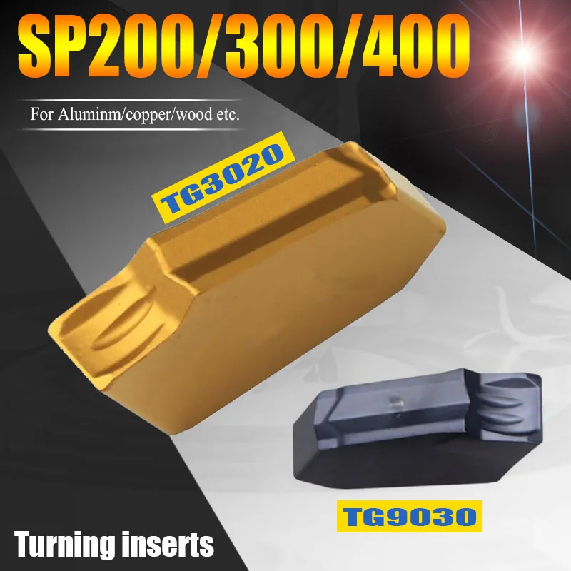 

SP200 SP300 SP400 токарный режущий инструмент, обработка стали, металла, CNC, вставки для фрез, лезвие 2/3/4 мм