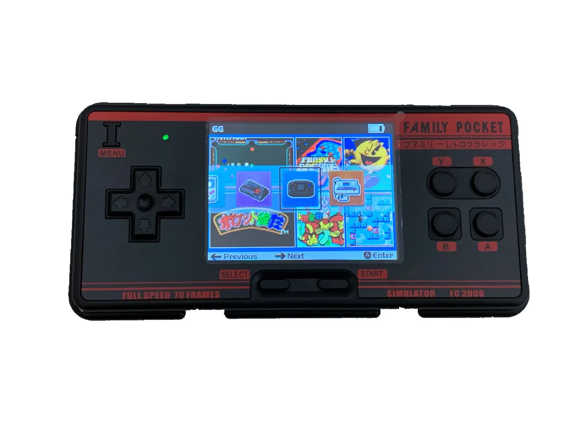 FC3000 Handheld Game Console 8 Simulators 1000  Games Support CPS1/GB Children Game Player for PXPX7