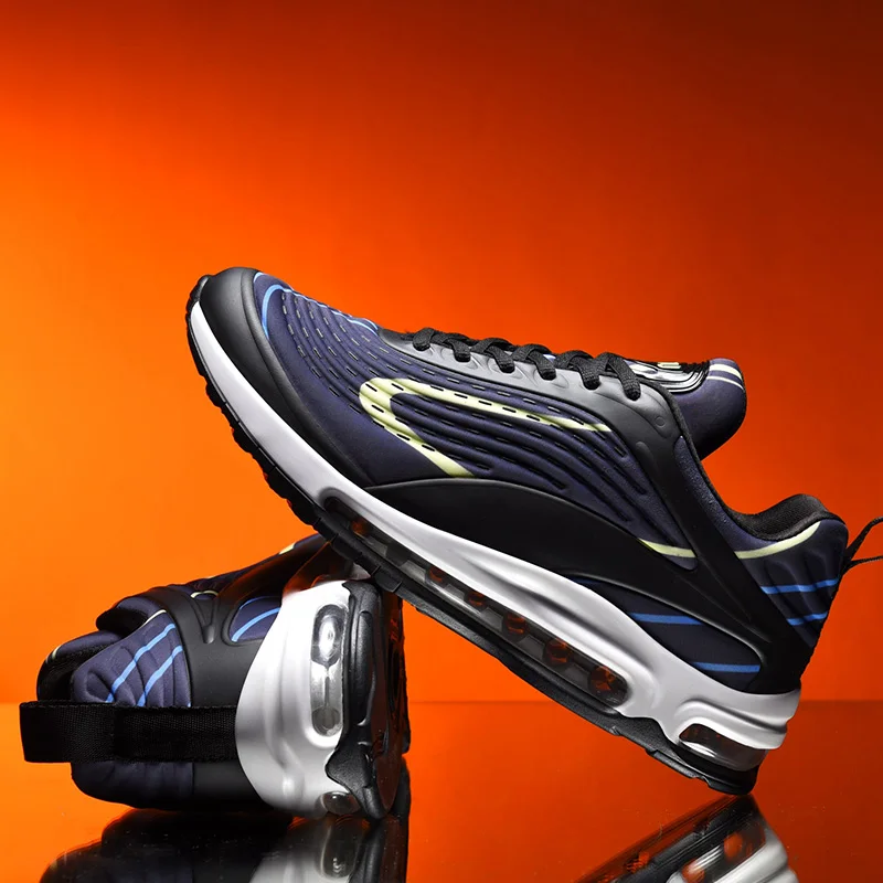 Мужская обувь для бега дышащая беговая Обувь мужские легкие кроссовки с воздушной подушкой Мужская обувь для тренажерного зала уличная спортивная обувь Zapatillas