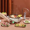 3.5L Electric Cooking Pot Multi-function Pot 5-speed Adjustable Electric Wok Large Capacity Hot Pot Non-stick Kitchen Tool 220V 2