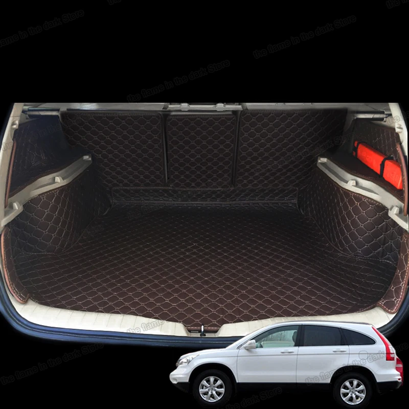 Lsrtw2017 кожаный коврик для багажника автомобиля Коврики Honda Crv 2006 2007 2008 2009 2010 2011 2012 3rd