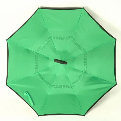 Зонт мужской обратный зонтик женский дождевой двухслойный перевернутый зонтик для защиты от ветра дождь автомобиль перевернутые зонтики для женщин мужчин