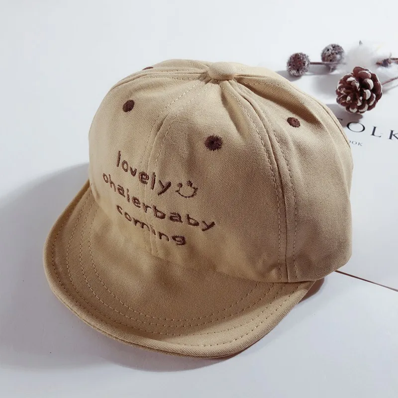 

2020 Fashion Spring Summer Autumn Kids Letter Embroidered Baseball Cap Hats Photography Props Children Hat