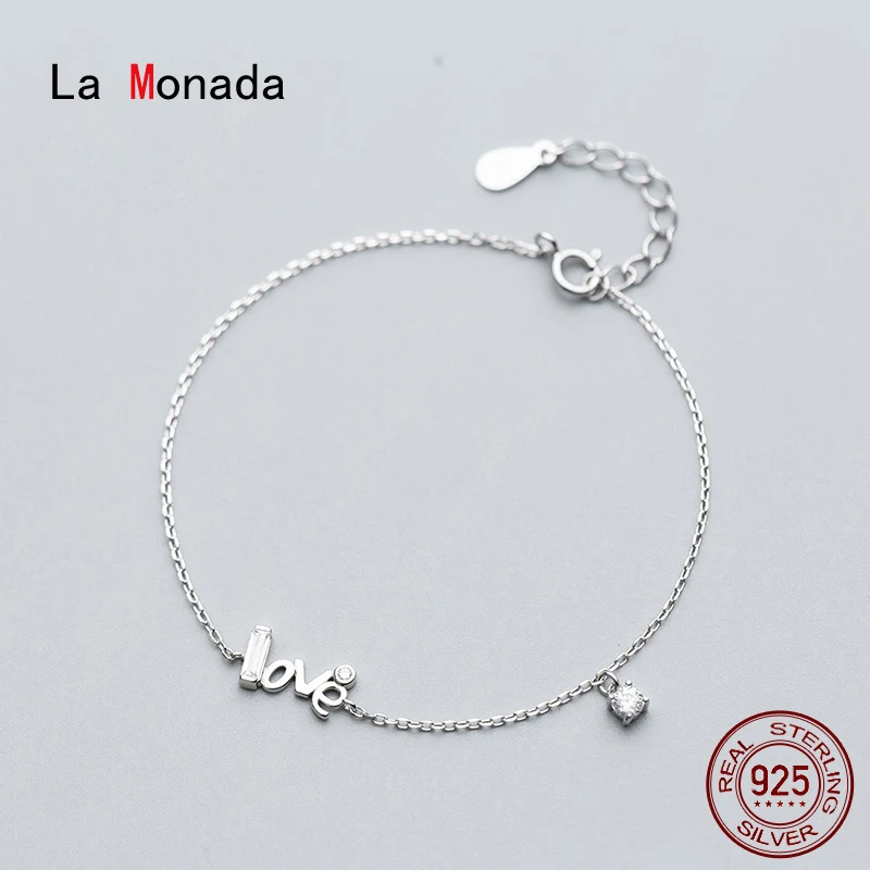 Женский браслет La Monada ювелирное изделие из стерлингового серебра 925 пробы с