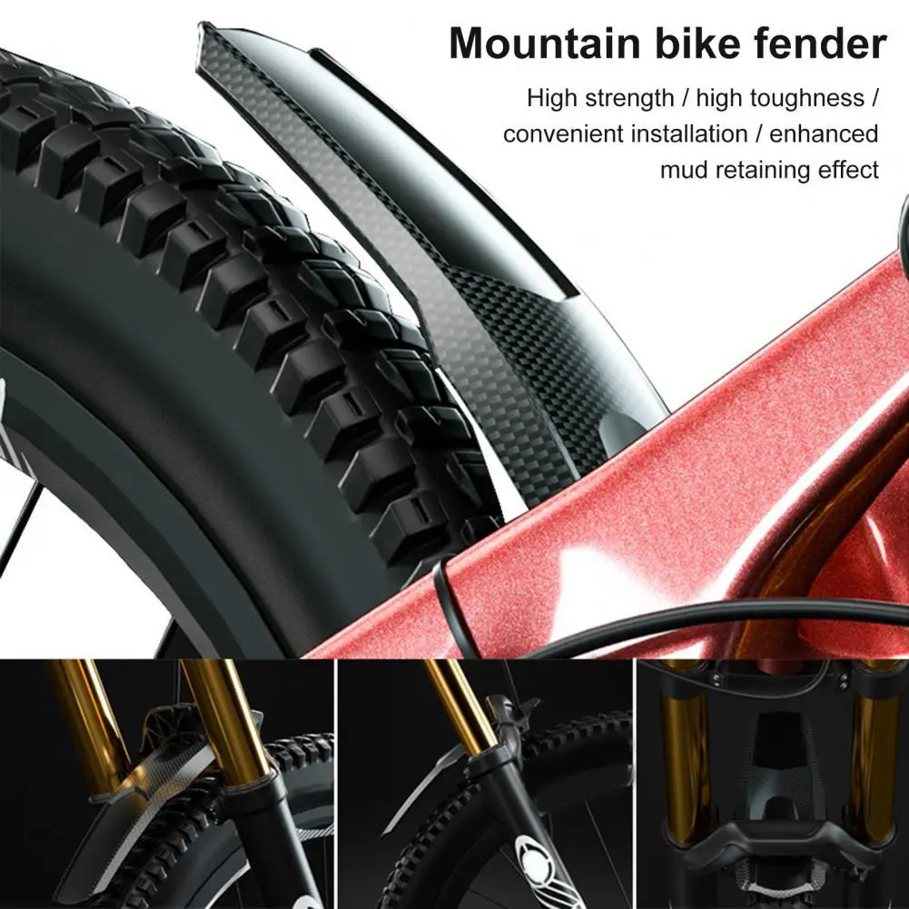 Wind Resistant Bike Mudguard Cycling Accessories High Strength Simple Lightweight Anti-corrosion PP Mud Guard |