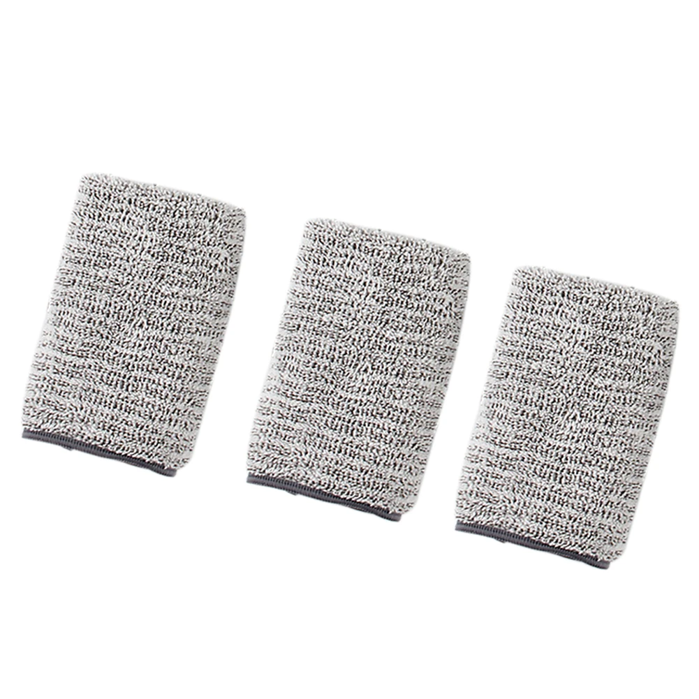 

3PCS Set 27X30 CM Double-sided Thickened Bamboo Charcoal Towel Kitchen Dishwashing Cloth Microfiber Household Cleaning Tool