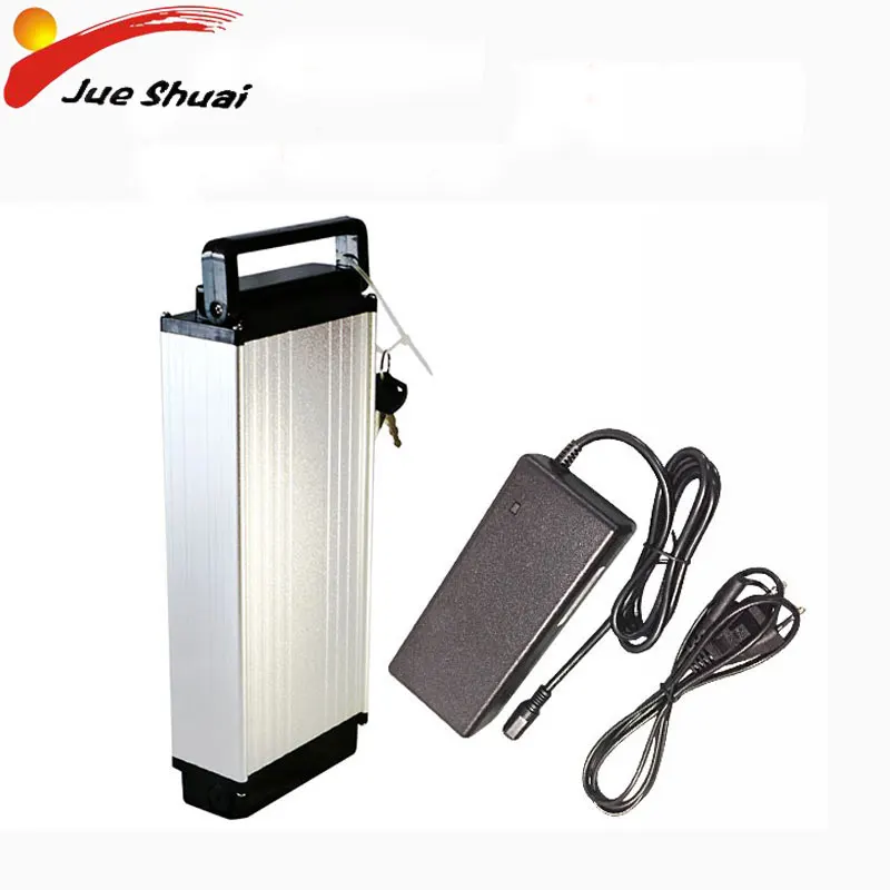 Cheap 48v36v Rear Rack Battery With Charger Lithium Battery For Electric Bike Conversion Kit Parts Ebike Battery Case Free Shipping 2