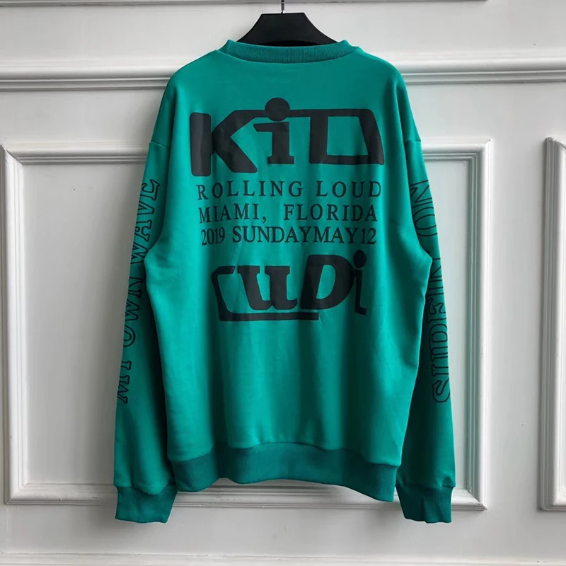 KANYE WEST рисунок с буквенным принтом толстовка с покемоном Мужская толстовка в стиле хип-хоп