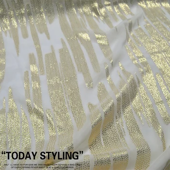 

Irregular stripe cloth fabric silk zhijin mulberry silk clothing