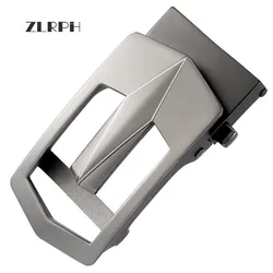 Zlrph famosa marca masculina cinto automático fivelas moda marca liga livre fivela de cinto durável catraca cintos estilos casuais