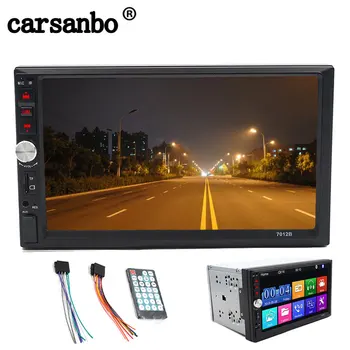 

Universal 7 inch 2 Din Car radio MP4/MP5 Touch Screen USB FM Android/ios Mirror Link Car Multimedia Player Monitor For Camera