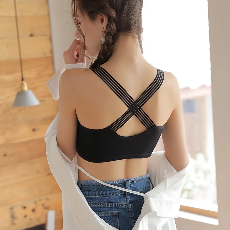 Teenage Girls' Cotton Underclothes Bra - Wireless Small Training Bra for Teens - Girl Underwear Clothing image 5