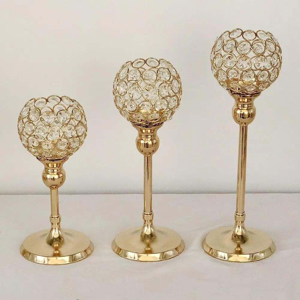 Hollow Candle Holder Metal Candlestick Festival Wedding Party