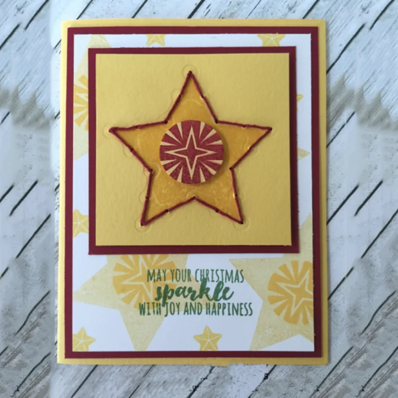 Металлические Вырубные штампы и резиновые штампы Merry Christmas Star Tree Скрапбукинг Ремесло трафарет для изготовления карт альбом лист Вырубка