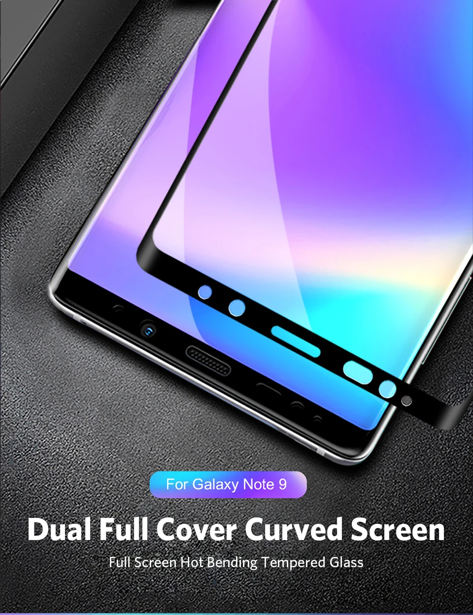 Benks Full Cover Tempered Glass 9H For Samsung Note9 0.3mm Thin Protector Screen Front Film (1)