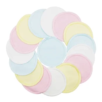 

20Pcs/Lot Natural Cotton Pads Make up Remover Wipe Pads 3 Llayers Facial Eyes Lipstick Cleaning Pads Washable with Laundry Bag