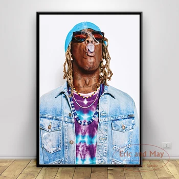 

Young Thug Hip Hop Rap Music Singer Rapper Posters And Prints Canvas Painting Wall Art Picture Abstract Decorative Home Decor