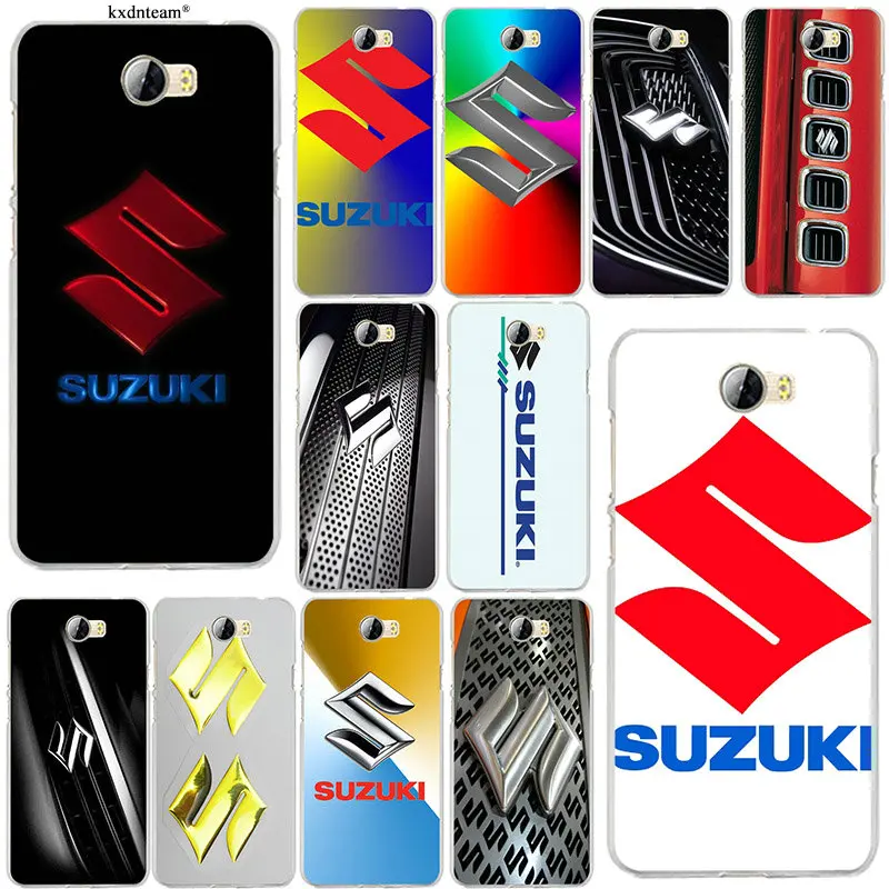 

For Huawei P8 P9 P10 Lite Mate 10 Pro Y5 Y6 Y3 II Y7 Honor 6X 7X 9 Lite Shell GSX Suzuki Logo Soft TPU Silicon Mobile Phone Case