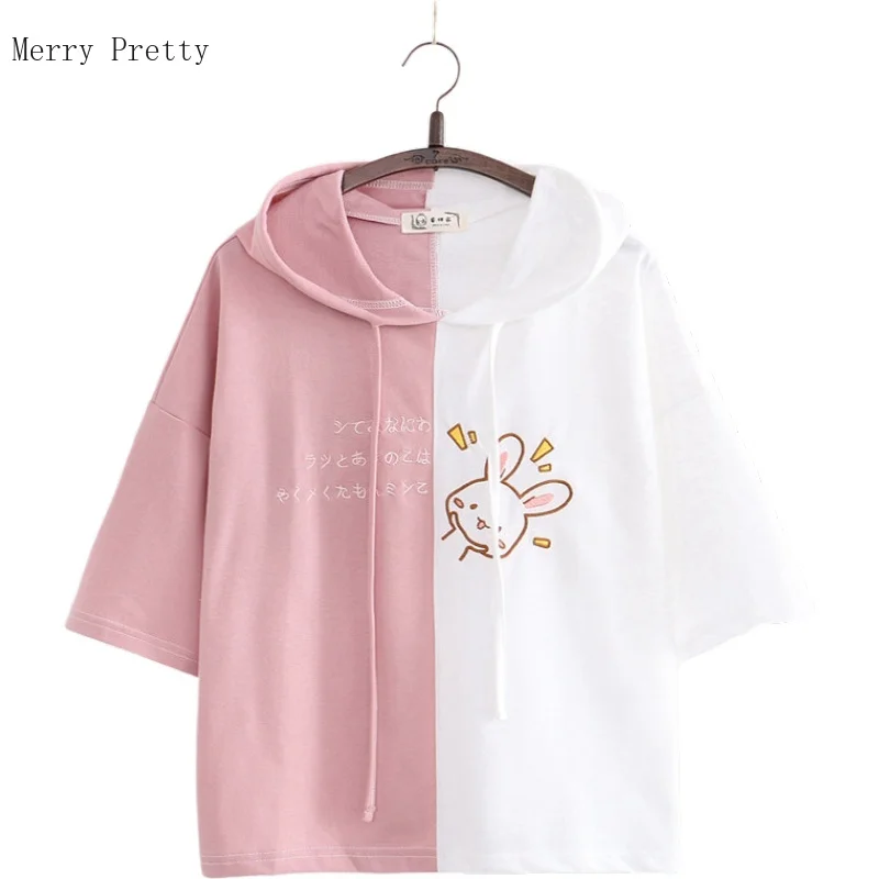 Short Sleeve Hooded Sweatshirts 
