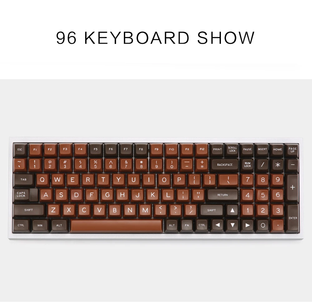 MAXKEY chocolate SA keycaps ABS Double shot 134 клавиш для механической клавиатуры mx