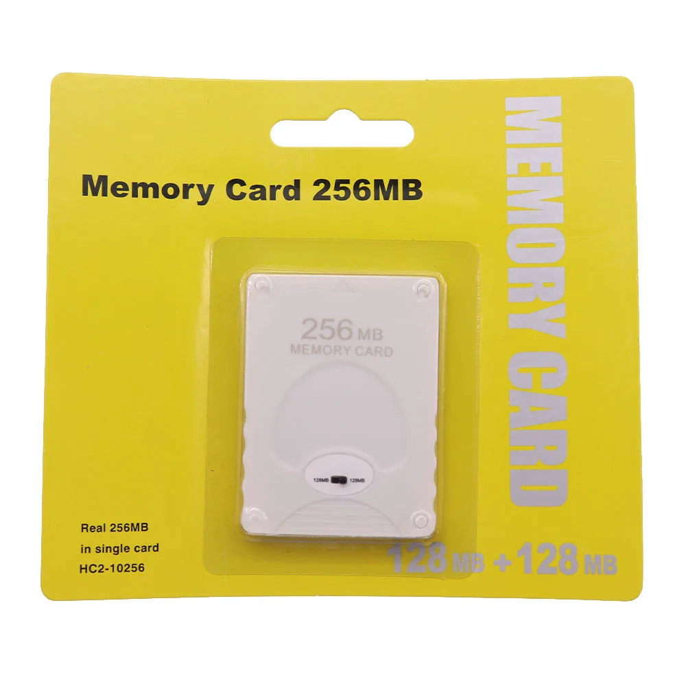 For PS2 8MB/64MB/128MB/256MB Memory Card Memory Expansion Cards Suitable for Sony PS1 PS2 Black Memory Card Wholesale