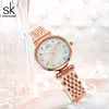 Shengke Brand Luxury Bracelet Women Watch Rosegold Wristwatch Gift for Women Original Design Watch Reloj Mujer ► Photo 2/6