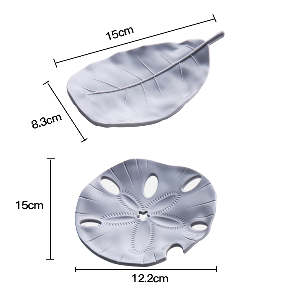 Портативная креативная коробка для мыльницы в форме листа, пластиковая стойка для слива мыла, контейнер для хранения с держателем, полка для ванной комнаты, душевой поднос