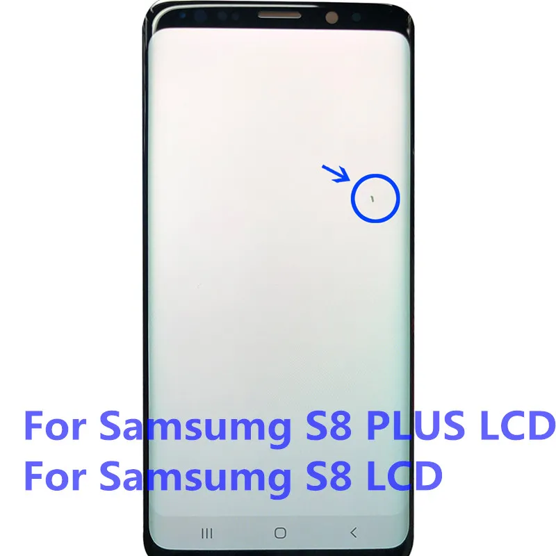 ЖК-дисплей Super AMOLED для Samsung Galaxy S8 Plus G955 G955F сенсорный экран с дигитайзером в сборе |