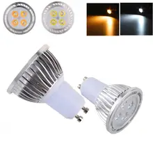 Светодиодный прожектор лампы 4 Вт 4x 3030SMD светодиодный Светодиодный светильник AC 85-265V теплый белый/белый 380~ 420LM