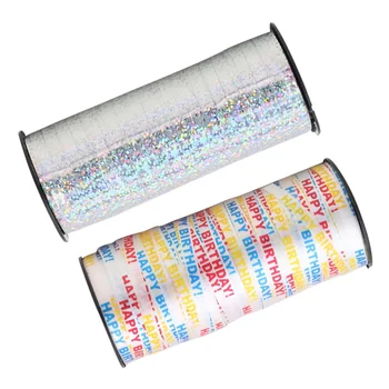 

2 Rolls Balloons Ribbons String Props Balloon Ribbons Decor Gift Wrap Strap for Festival