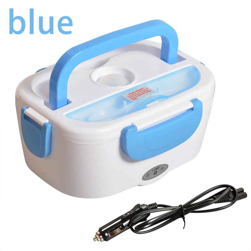  Portable Electric 12V Heated Lunch Box Bento Boxes Auto Car Food Rice Container Warmer For School O