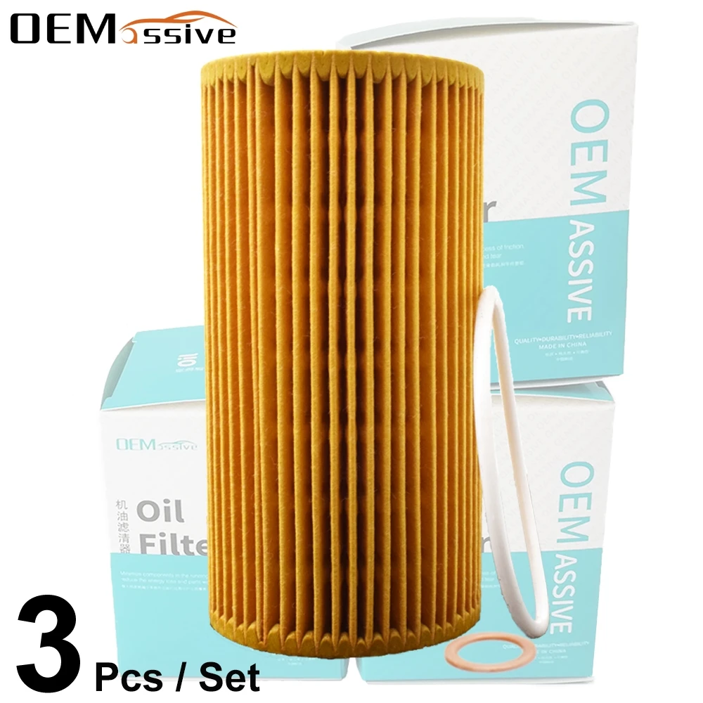 

Three (3) Oil Filter For Volvo C30 S40 V50 2007 2008 2009 2010 2.4L 2435CC l5 For Ford Focus 2 Mondeo Turnier 2.5 Engine 1421704