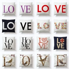 Любовь Пара Новые Красивые наволочки диван гостиная украшения 1 шт. 45x45 см Nap Pillowsham наволочки для детей подарок