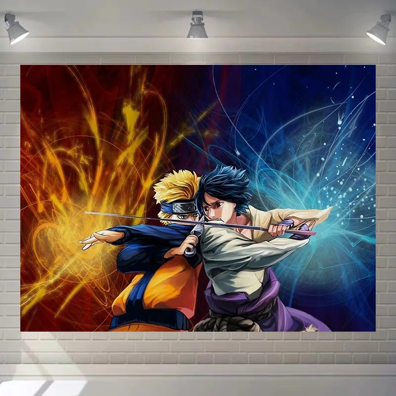 Anime Naruto Hanger Tapestry Remodeling Room Dormitory Bedside Background Cloth