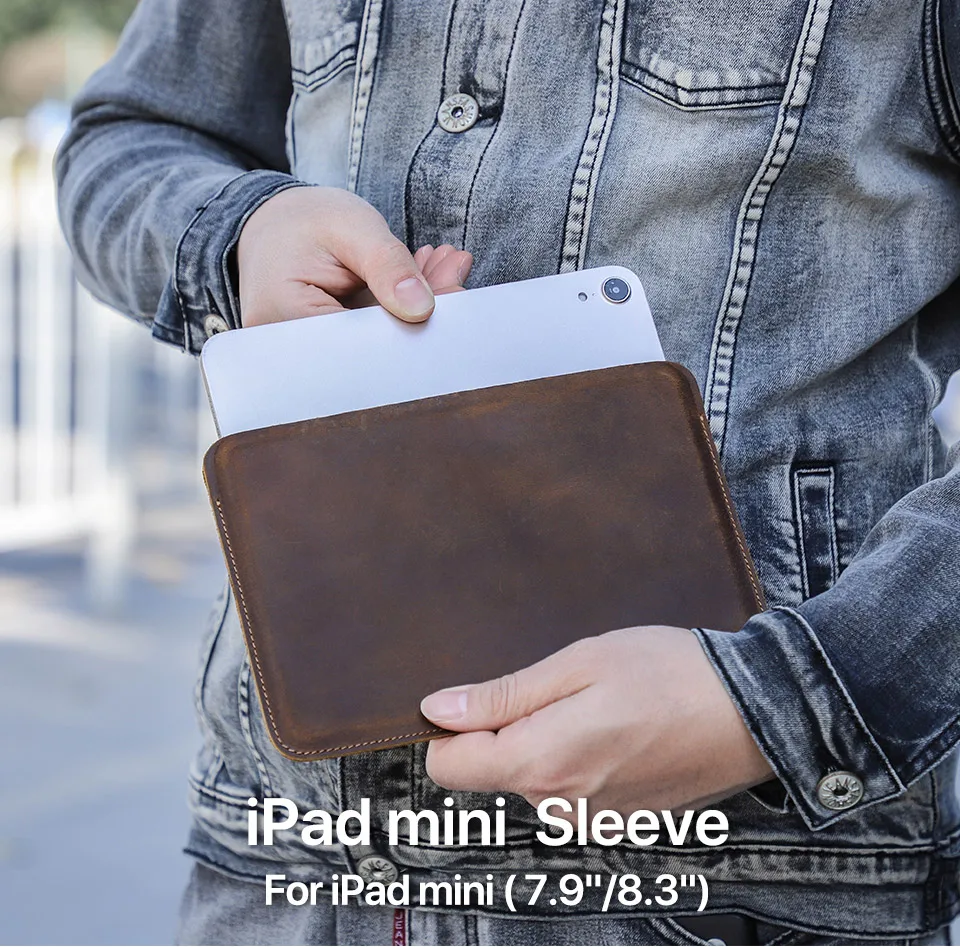 Capa de couro para iPad Pro, Capa