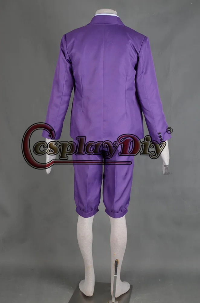Косплэй diy JoJo невероятное приключение Phantom крови Dio Косплэй взрослый костюм Для мужчин фиолетовый костюм для Хэллоуина с длинным рукавом костюмы индивидуальный заказ