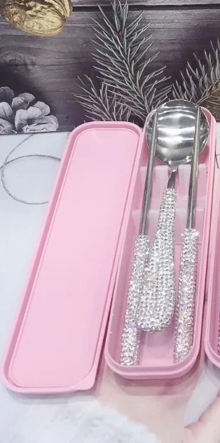 White silver set