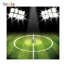 Soccer Football Field Light Lamp Night Baby Child Portrait Photo Backdrops Customized Photography Backgrounds For Photo Studio