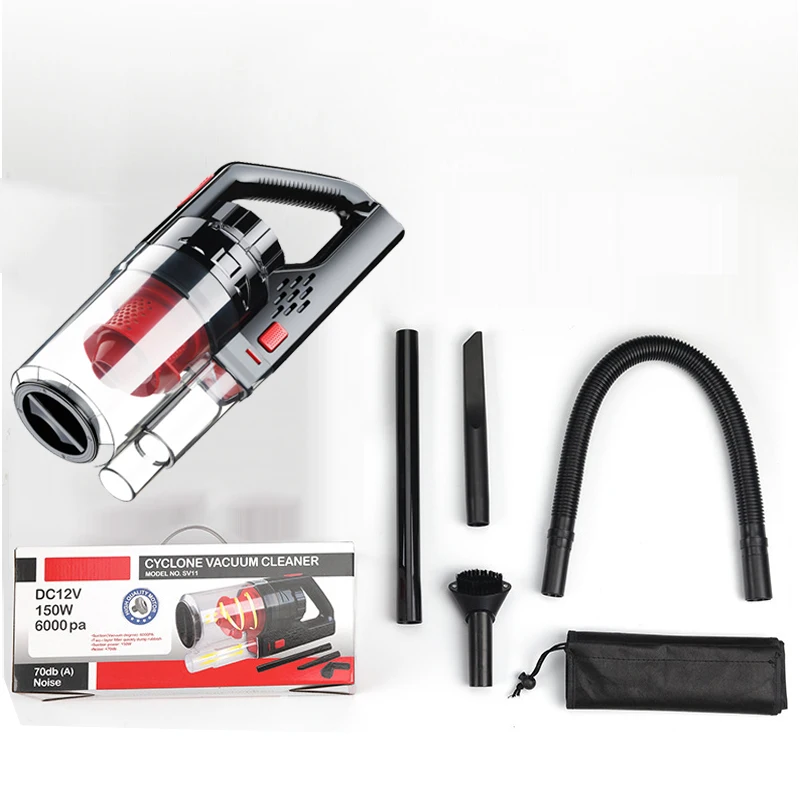 US $44.95 150W 6000PA Car Vacuum Cleaner WetDry Portable Handheld Cyclone For Vacuum Cleaner Vacuum Cleaner For Home Car Dry Cleaning