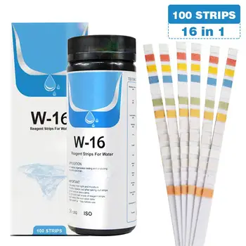 

Pool Test Strips Multipurpose Water Testing Strips For Swimming Pool Spa Hot Tub 16 In 1 High Quality Quick Delivery New