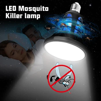 

110V~220V LED Mosquito Killer Bulb E27 LED Bulb For Home Lighting Bug Zapper Trap Lamp Insect Anti Mosquito Repeller Light