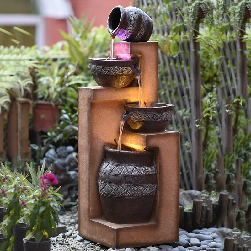 Fountain Decoration Home Decor Trends Home Gardening Decoration Feng Shui Decoration For Hotel Club Office Figurines Miniatures Aliexpress