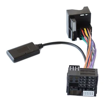

12-Pin Bluetooth Aux Cable Black Accessory For BMW E60 E63 E64 E61 E62 CD 12V