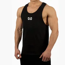 [Пшеница XLR] Мужской-тонкий летний жилет, мужской хлопковый спортивный жилет для фитнеса с широкими плечами Хью без рукавов