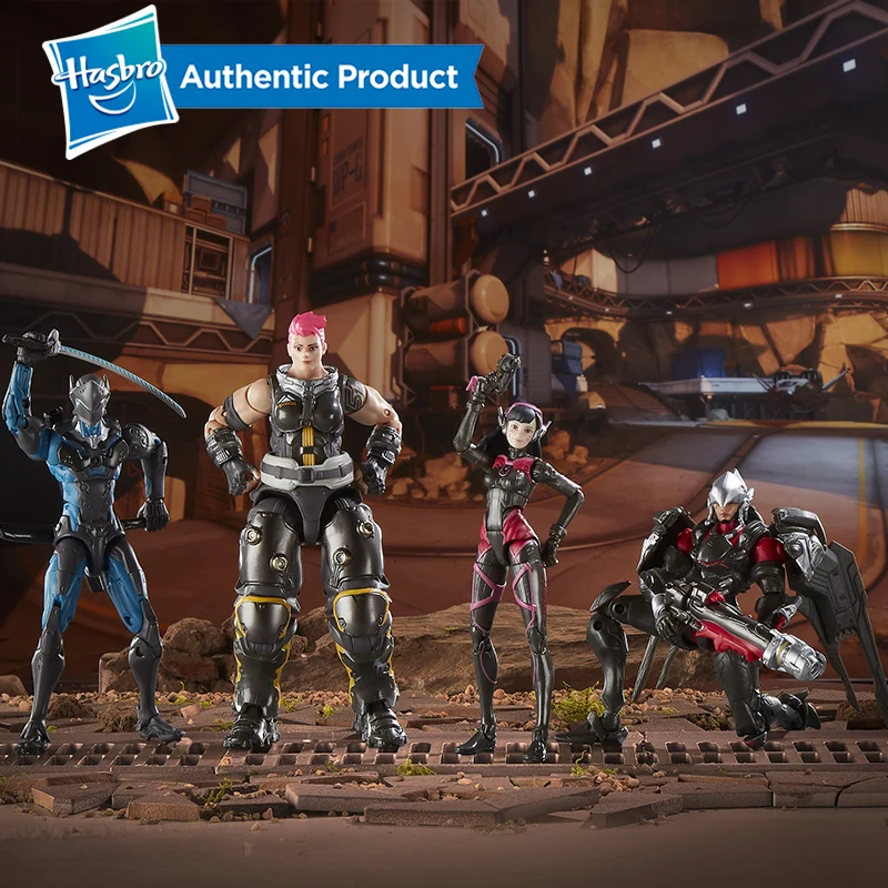 Hasbro Overwatch Genji and Zarya Ultimates Carbon Series Doll Set D.Va Pharaoh Collectible Action Figures Suit image 2