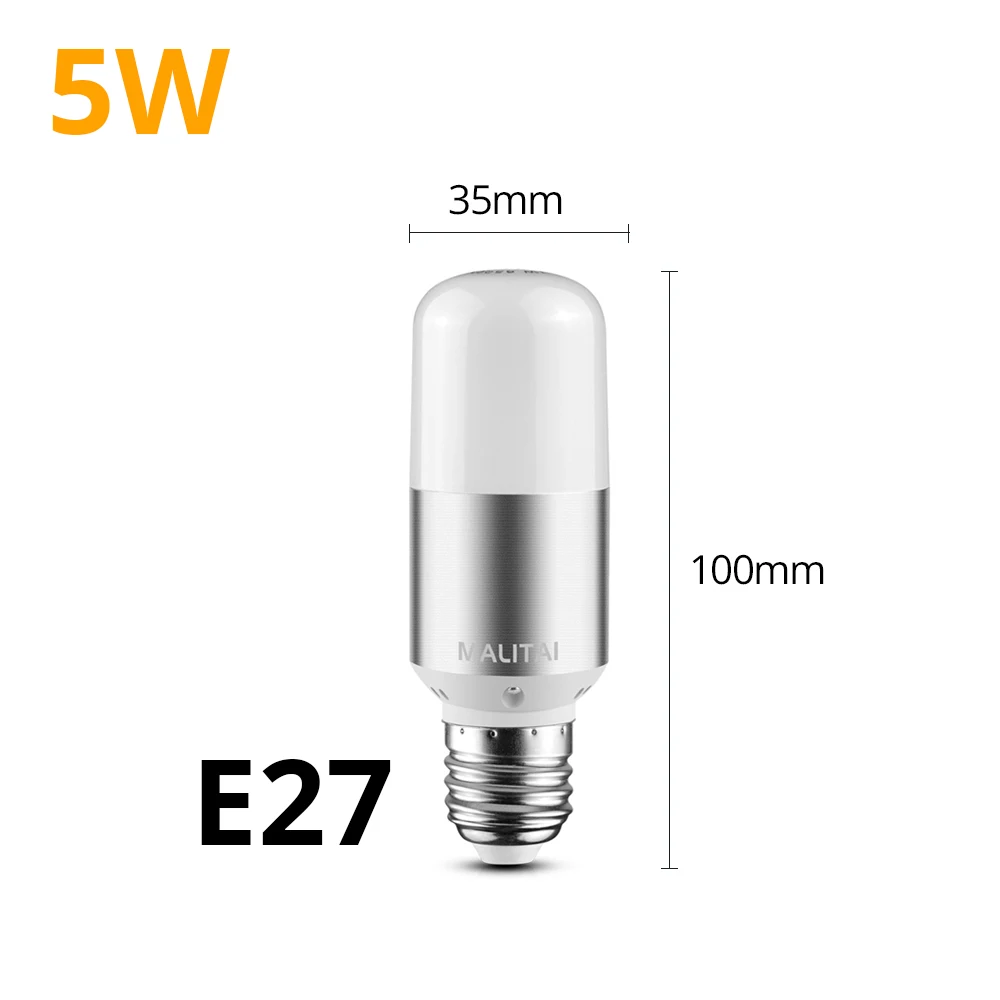 E27 5W 5 Вт 7 Вт 9 Вт 10 Вт 15 Вт СВЕТОДИОДНЫЙ свеча лампочка для чтения книг светильник Настольная лампа Защита глаз без мерцания светильник для чтения AC85V-256 в держатель лампы не входит в комплект - Испускаемый цвет: E27 5W