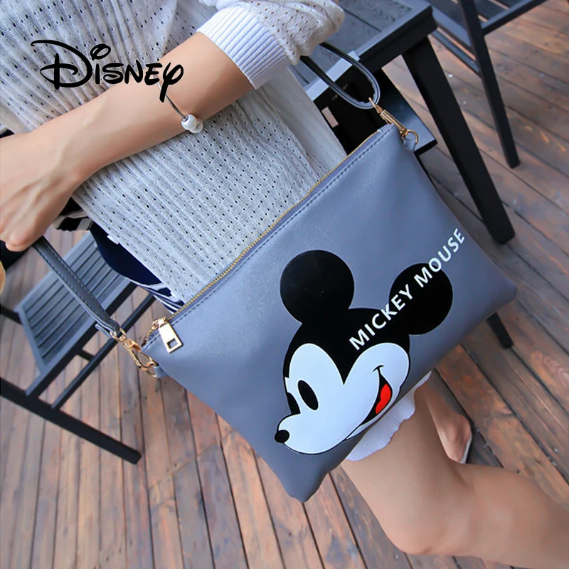 Модная плюшевая женская сумка Disney клатч Курьерская сумки для девочек мультяшная